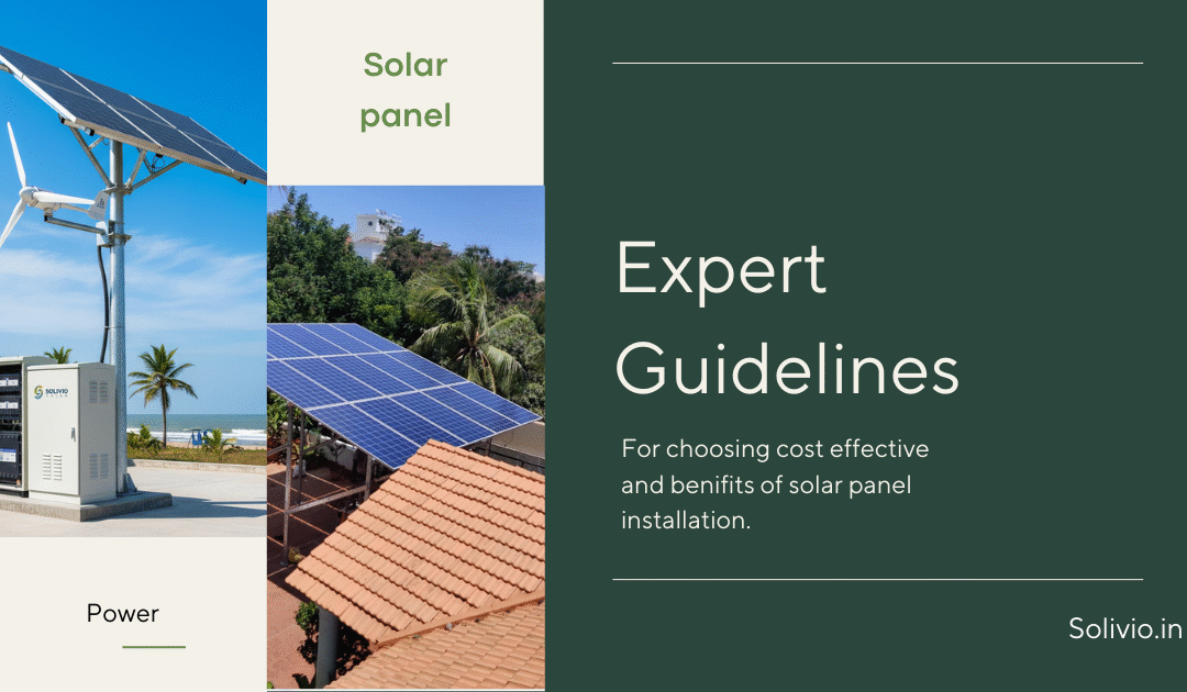 Affordable Solar Panel Installation for Homes in Chennai – Cost, Benefits & Expert Guide