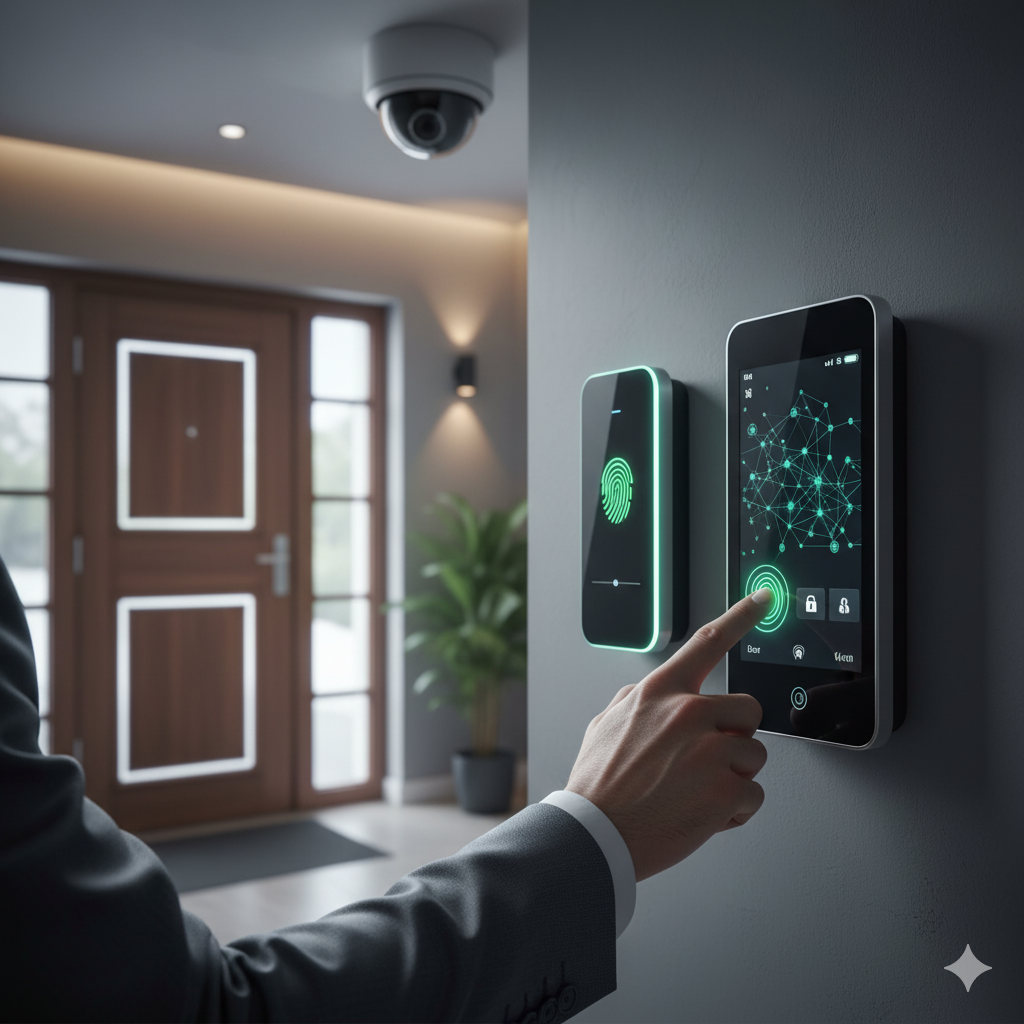 solivio solar and security system service's Bio metric system 2 image