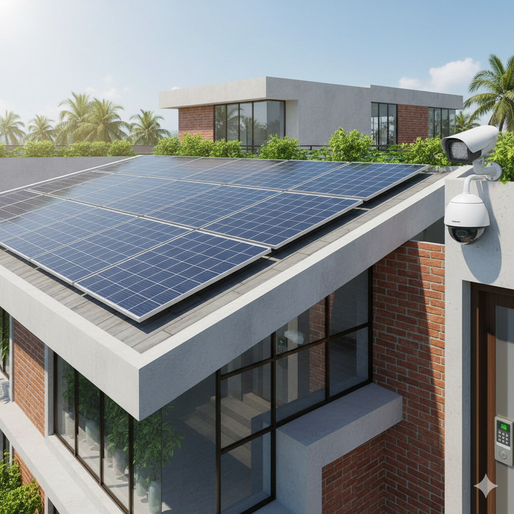 Soliivo solar and security services - solar panel image