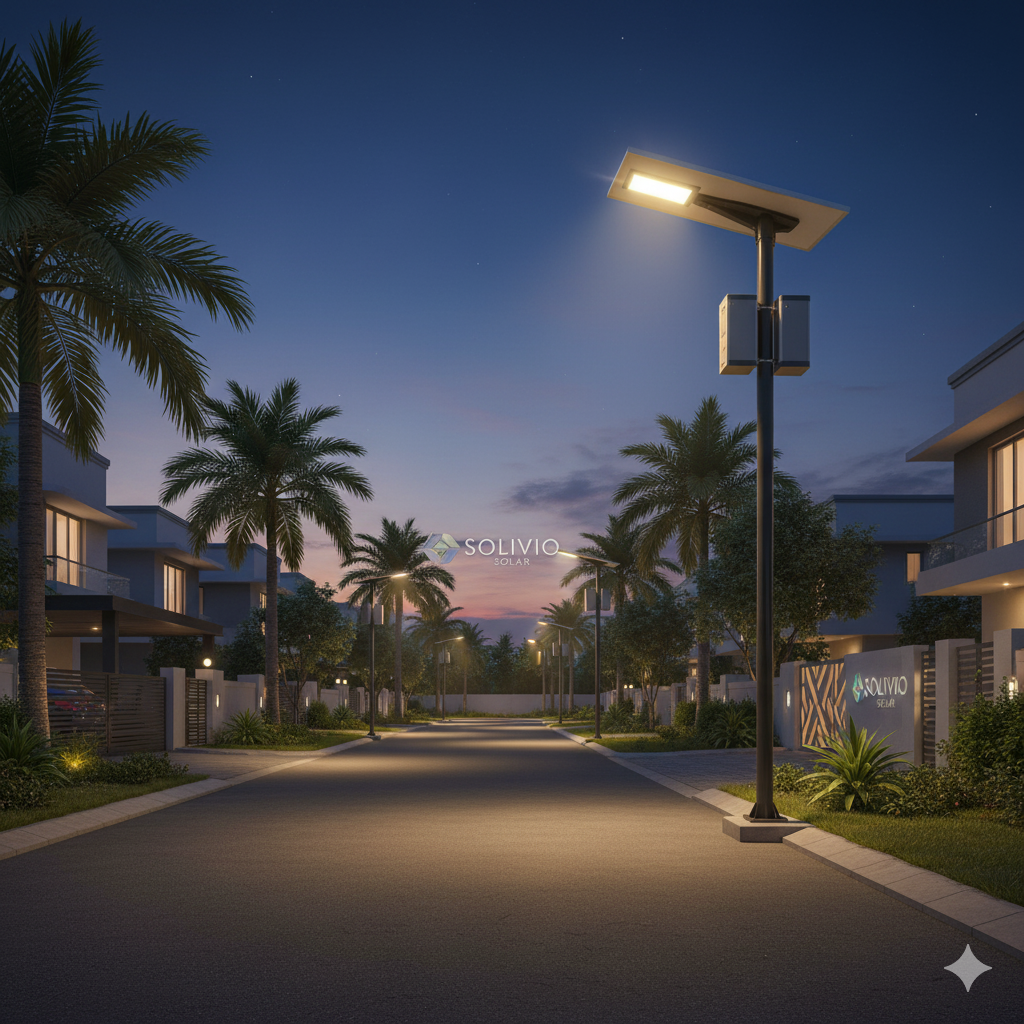 Solivio solar and sercurity systems service's Solar power street and night lights image