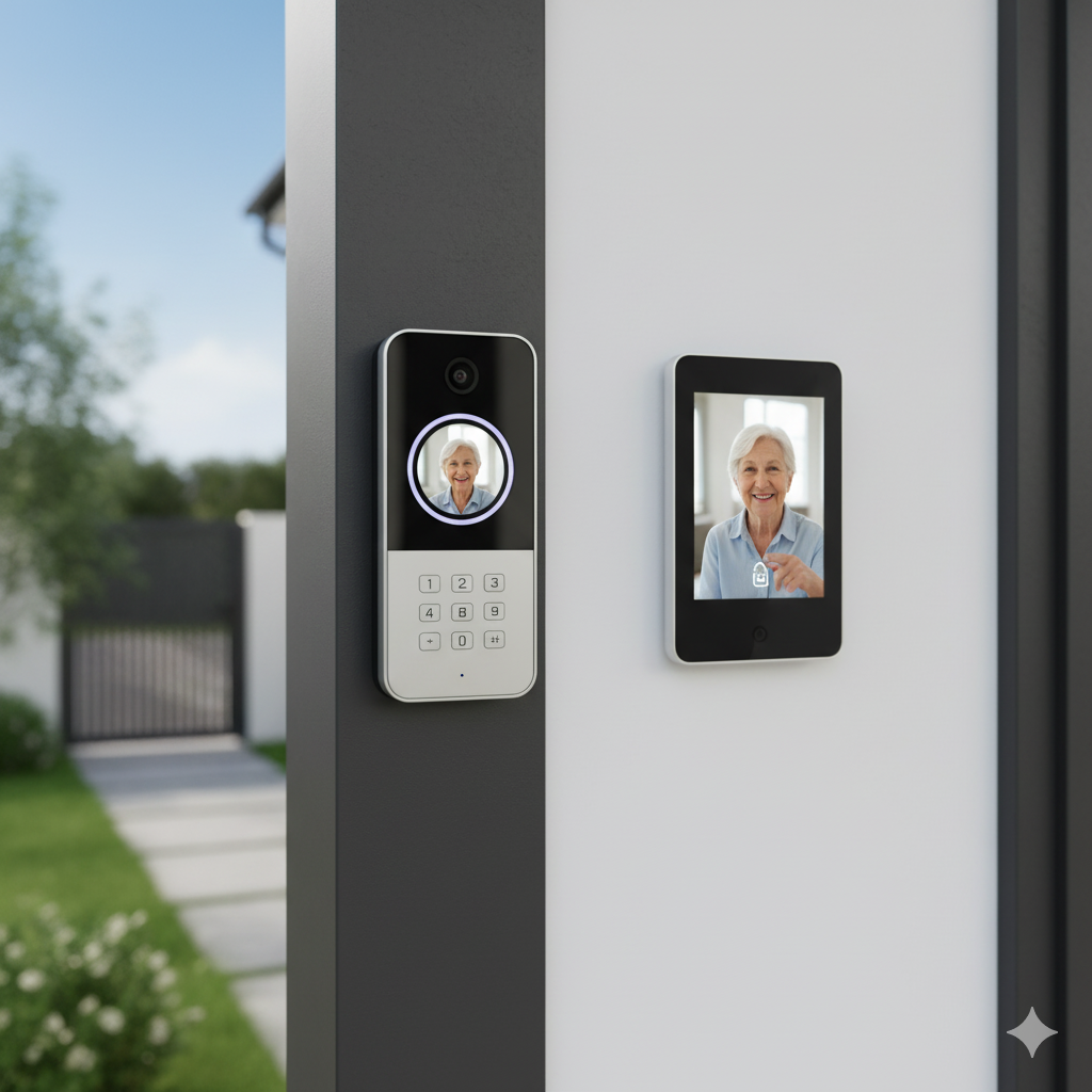 Solivio solar and sercurity systems service's Video Door Phone as video Intercom System image