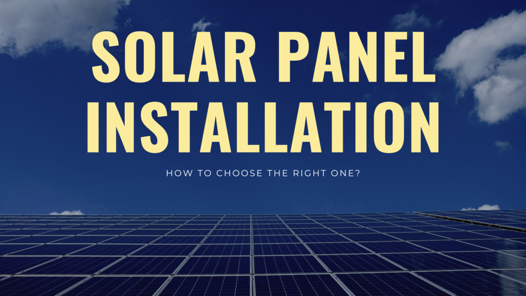 Best Solar Installation Company for Home in Chennai